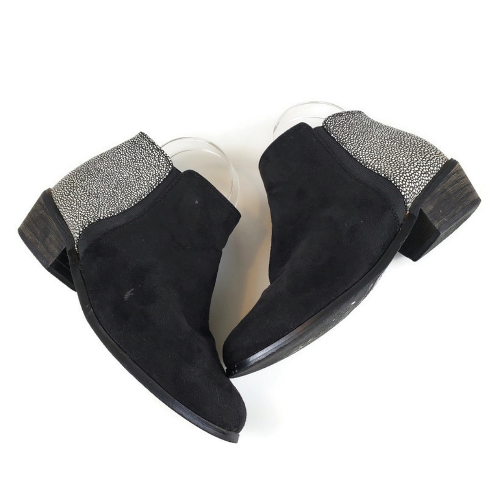Sole Diva Contrast Patterned Ankle boots